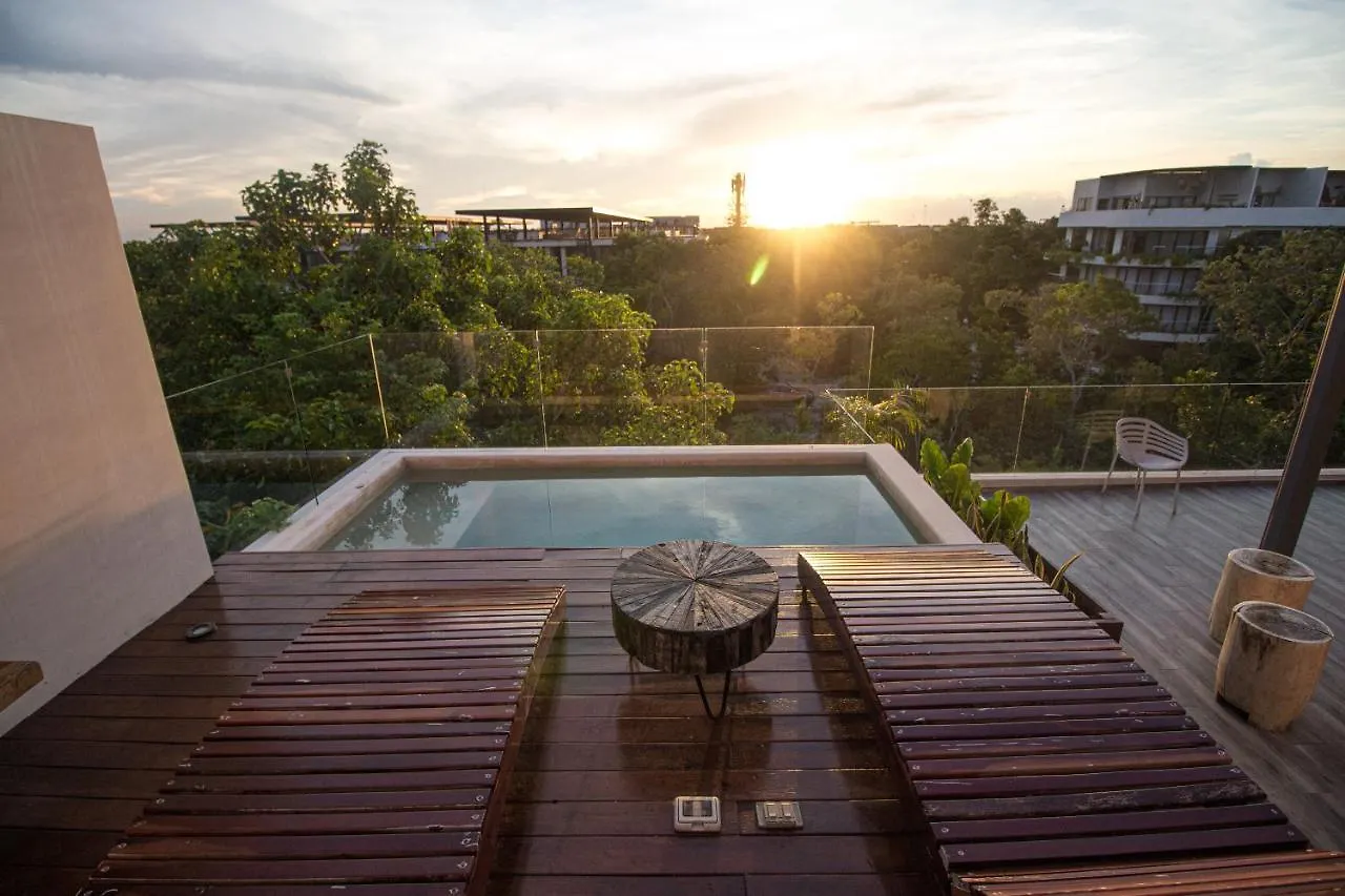 Διαμέρισμα Kataleya Tulum By Zaazil - New Luxury Penthouse Up To 10 People, 3-Level, 3240 Sqft , Private Pool, Terrace And Roof Top In Luum Zama In The Jungle